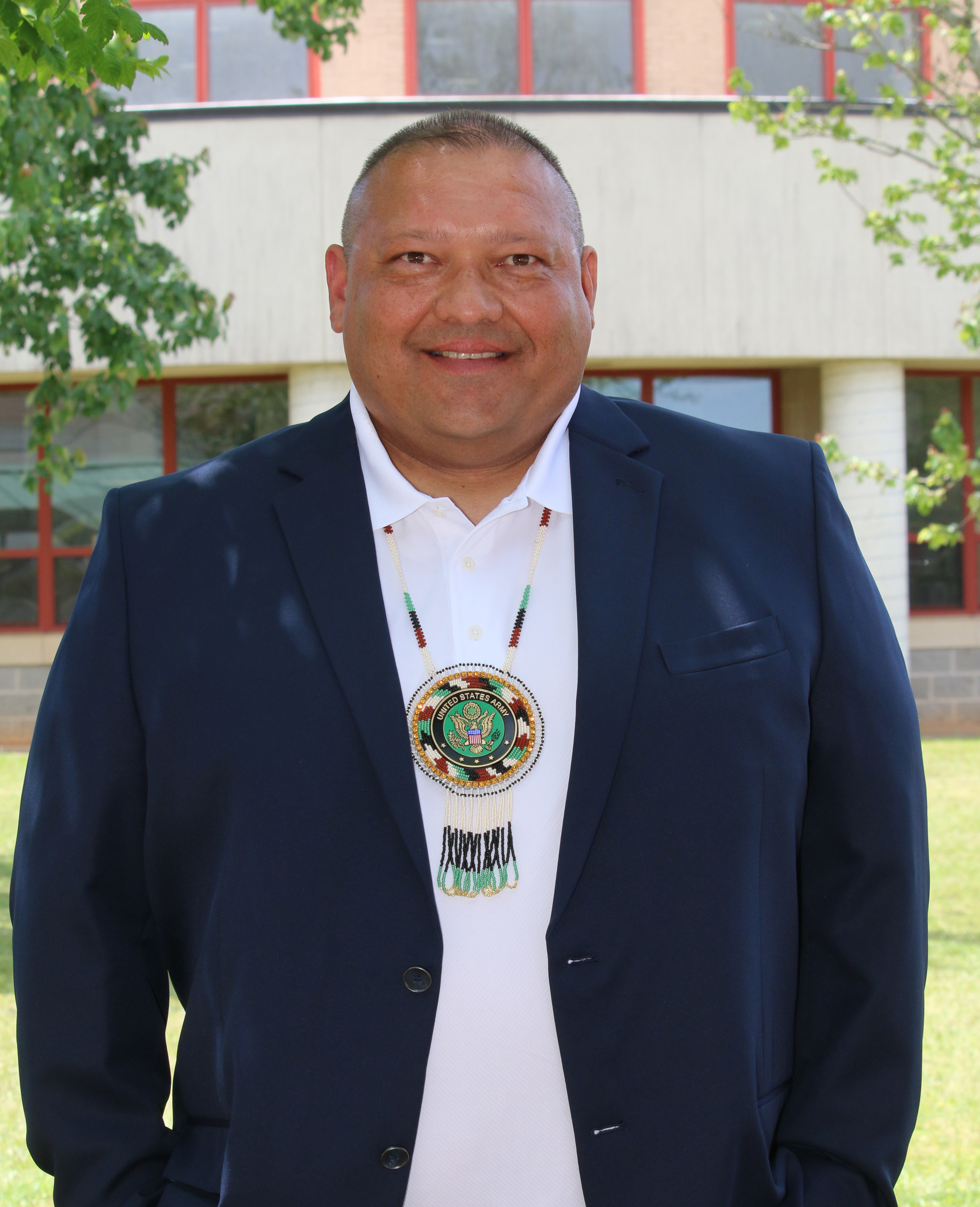 Native American, Ed Routh, outstanding graduate student at MSU-Meridian
