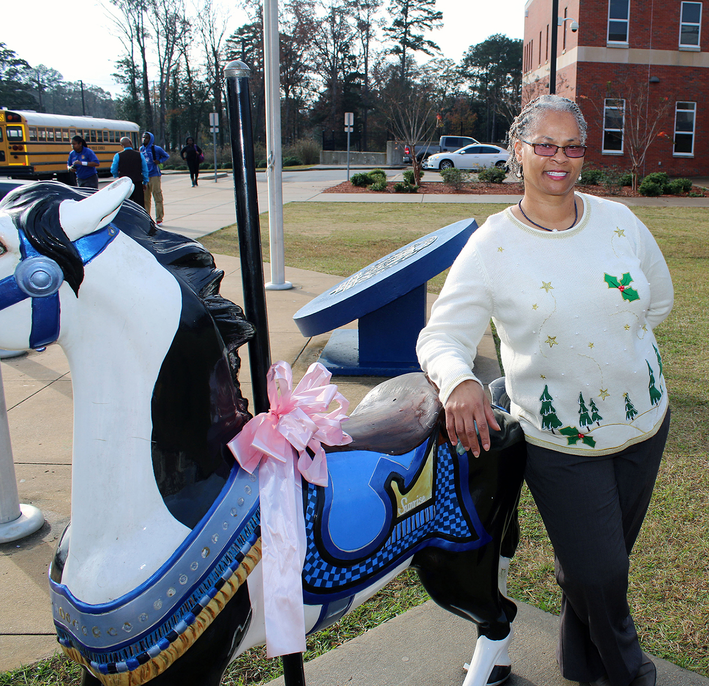 Minnie Powe, 56, a teacher assistant at Meridian High School, is excited to participate in the Thursday [Dec. 7] commencement ceremony at Mississippi State University-Meridian. A native of Kemper County, Powe is one of 24 MSU students