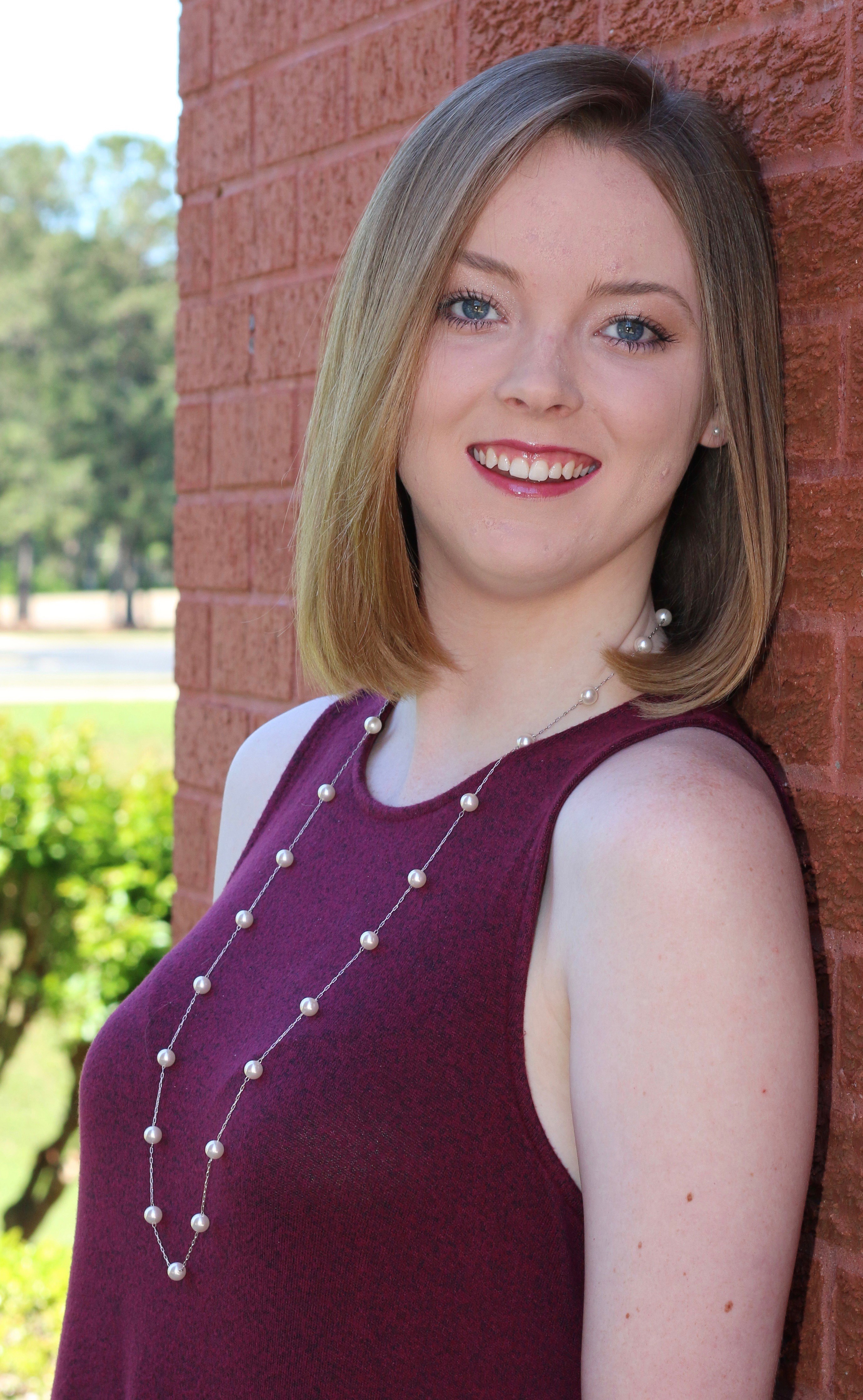 Sarah Dover of Meridian is MSU-Meridian’s 2019 Outstanding Undergraduate Student in the Division of Education. (Photo by Lisa Sollie)  