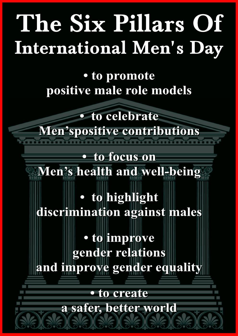 Six Pillars of International Men's Day