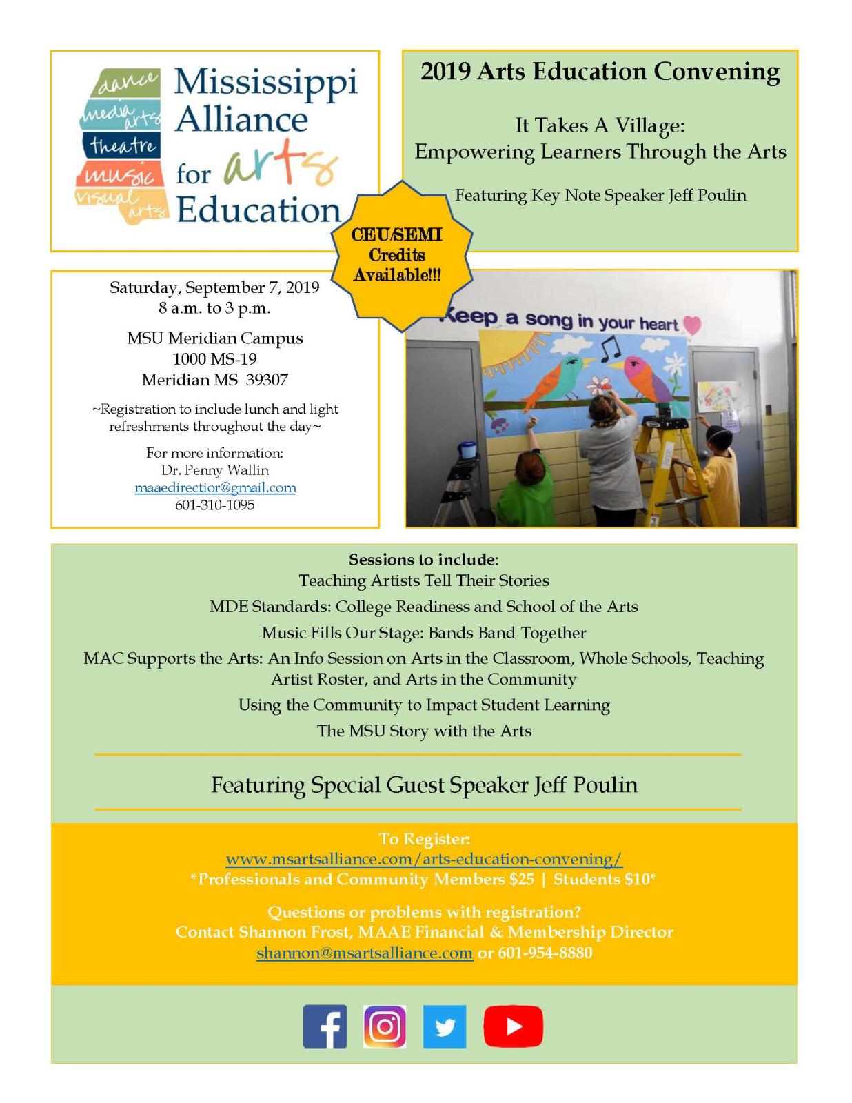 MAAE flyer concerning workshop