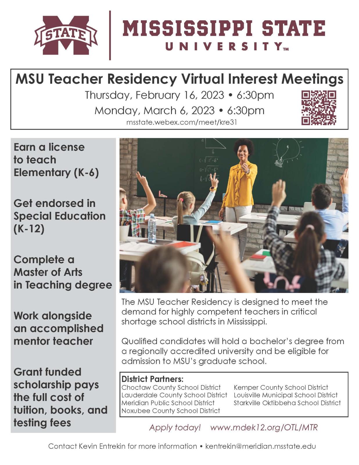 MTR Virtual Info Session Spring 23