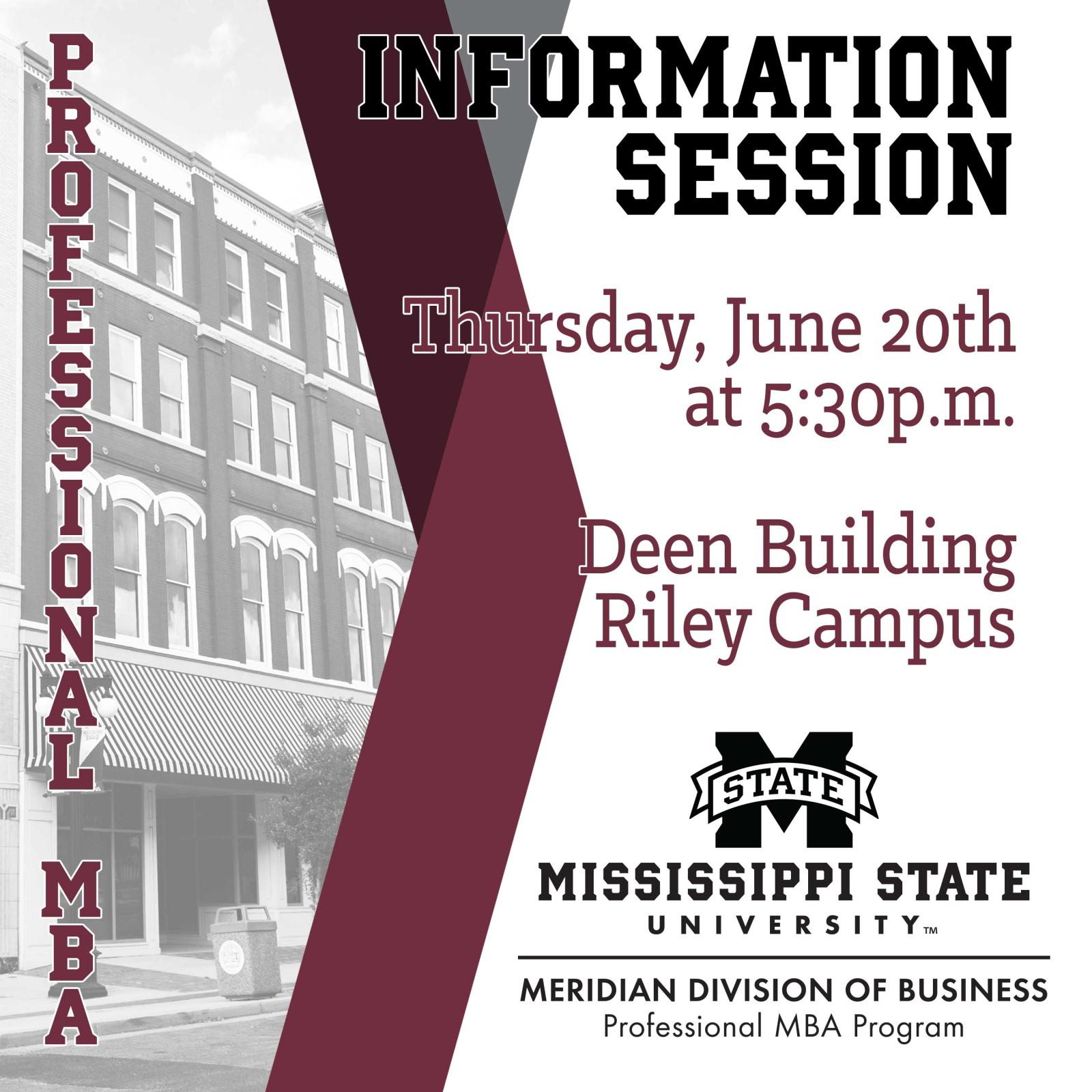 Professional MBA information session