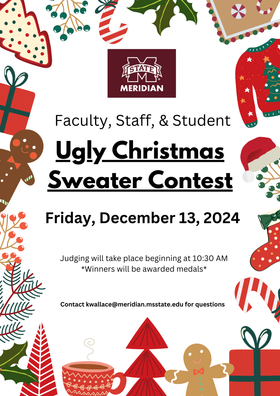 Graphic for Ugly Christmas Sweater Contest