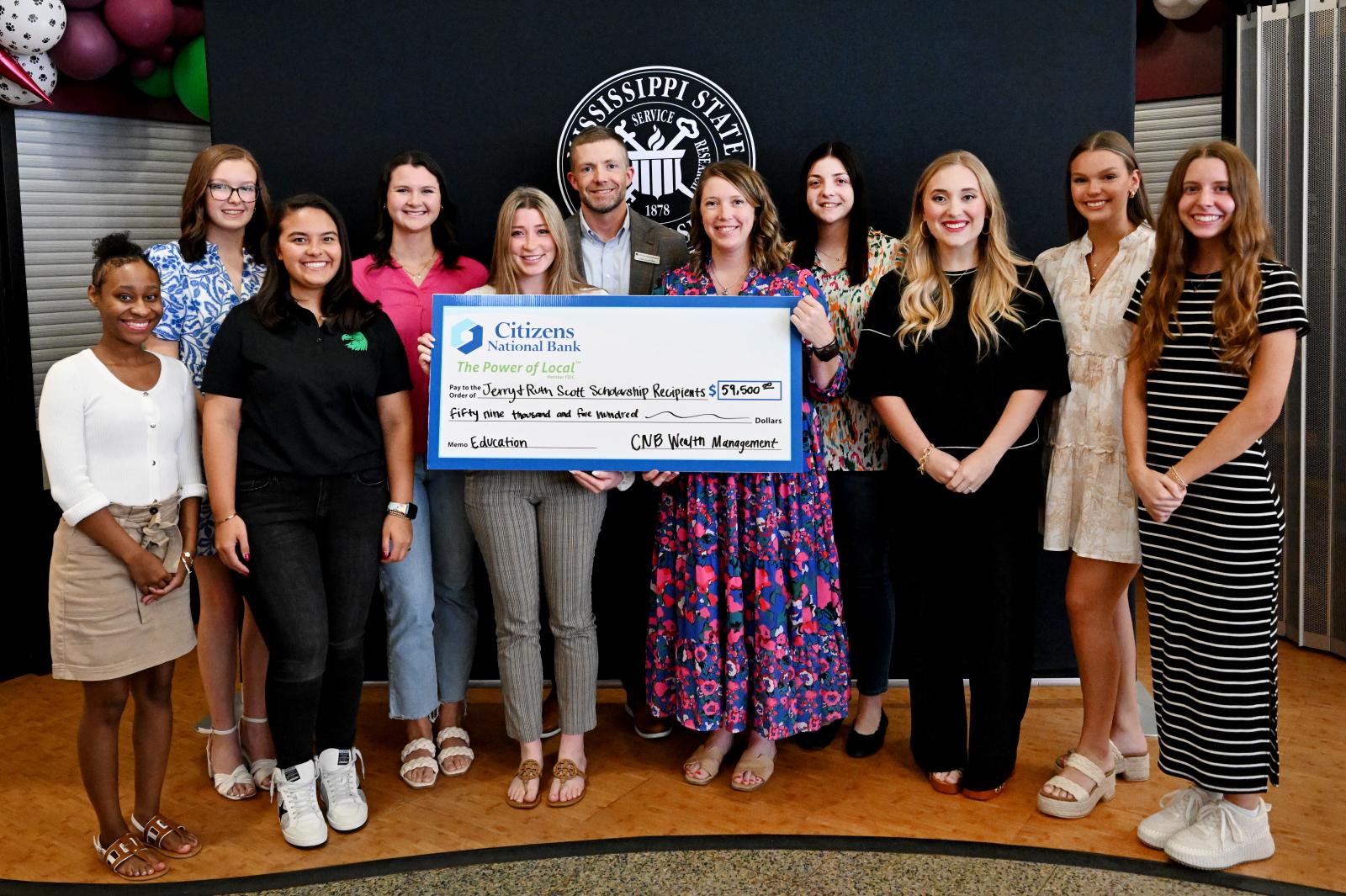 Seventeen working students completing their degrees at Mississippi State University-Meridian are benefitting from the Jerry and Ruth Scott Scholarship award for the 2025-26 academic year.