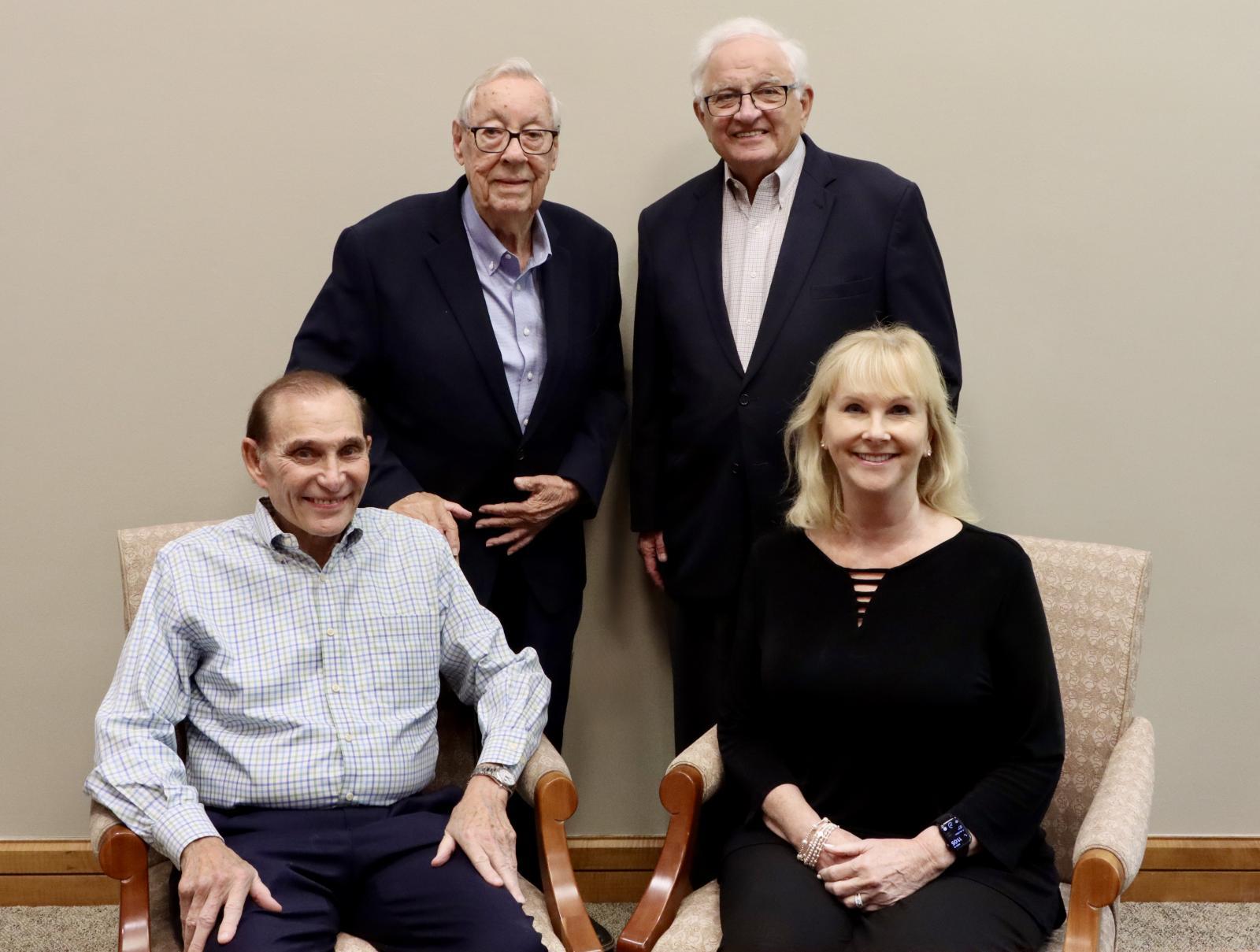 Pictured are the members of The Riley Foundation’s Executive Committee: Seated: Marty Davidson, president and CEO; and Becky Farley, secretary. Standing: Tommy Dulaney, treasurer; and Dr. Malcolm Portera, Ph.D., vice president.